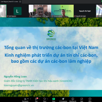 Thị trường các-bon Việt Nam: Triển vọng cho các dự án tín chỉ các-bon lâm nghiệp